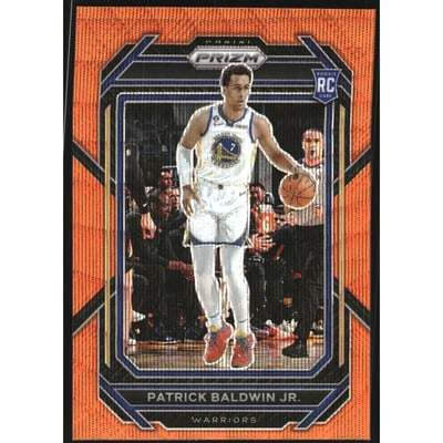 2022-23 Panini Prizm Prizms Orange Wave #242 Patrick Baldwin Jr.