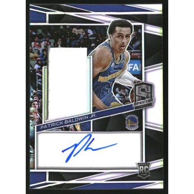 2022-23 Panini Spectra #230 Patrick Baldwin Jr. AU JSY/199