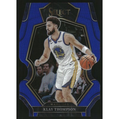 2022-23 Select Prizms Blue Die Cut #119 Klay Thompson