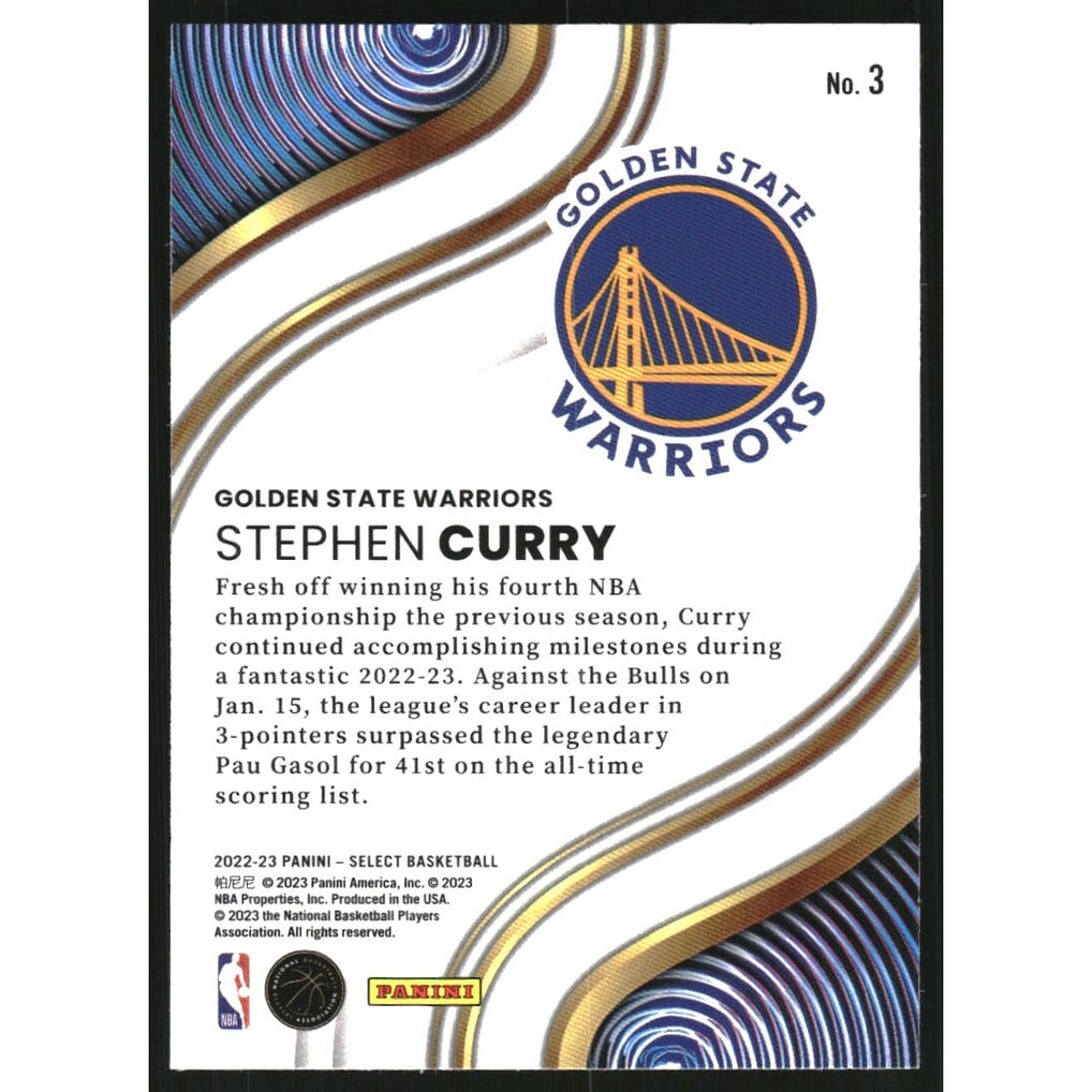 2022-23 Select Unstoppable #3 Stephen Curry