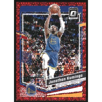 2023-24 Donruss Optic Fast Break Red #143 Jonathan Kuminga