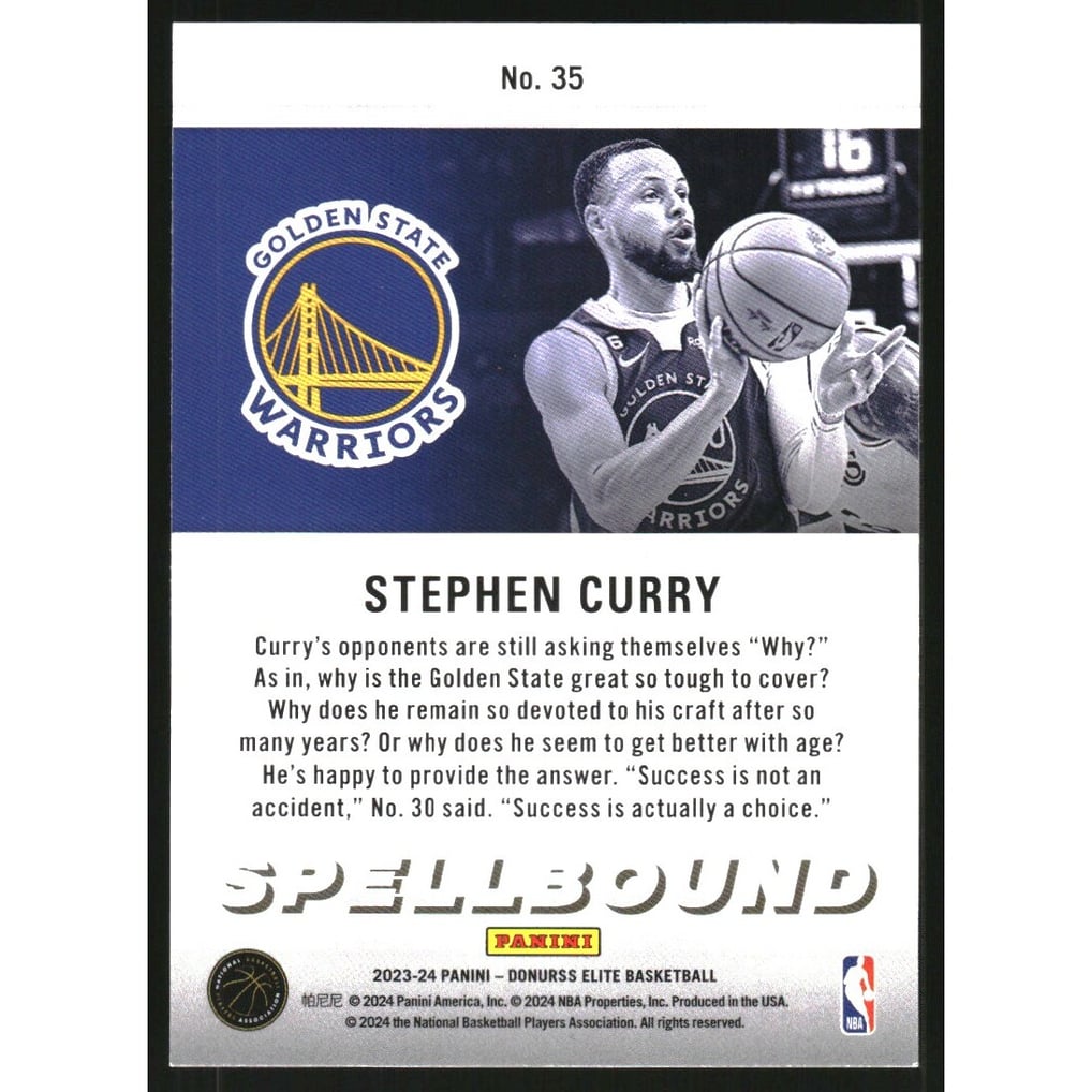 2023-24 Elite Spellbound #35 Stephen Curry