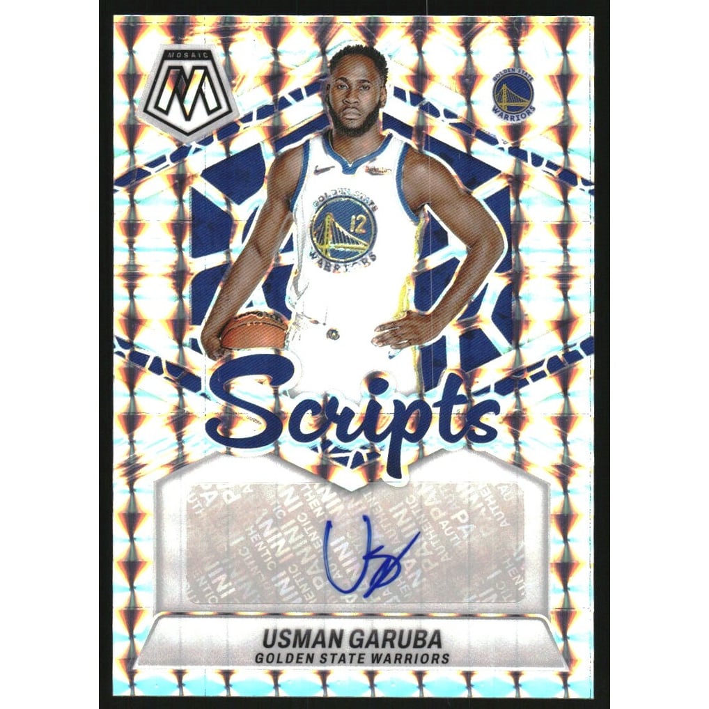 2023-24 Panini Mosaic Scripts #6 Usman Garuba