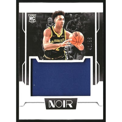 2023-24 Panini Noir Rookie Jumbo Material #18 Trayce Jackson-Davis