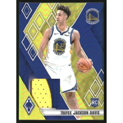 2023-24 Panini Phoenix Rookie Memorabilia Yellow #7 Trayce Jackson-Davis