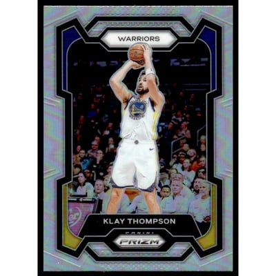 2023-24 Panini Prizm Prizms Silver #109 Klay Thompson