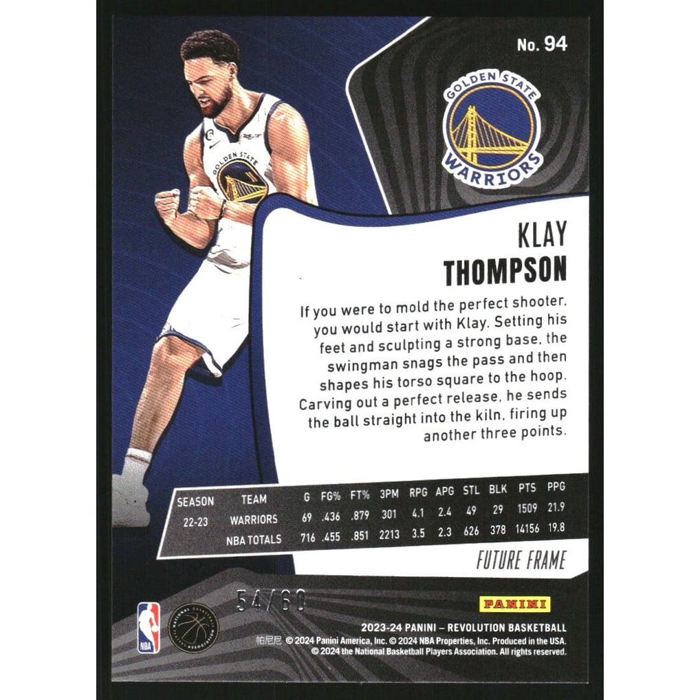 2023-24 Panini Revolution Future Frame #94 Klay Thompson