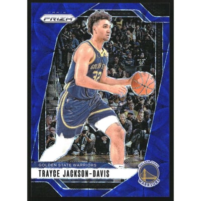 2024-25 Panini Prizm Prizms Choice Blue #188 Trayce Jackson-Davis