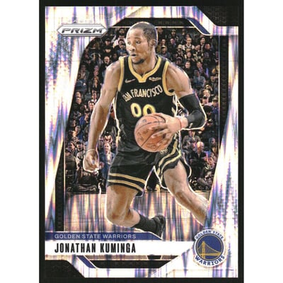 2024-25 Panini Prizm Prizms Skewed #104 Jonathan Kuminga