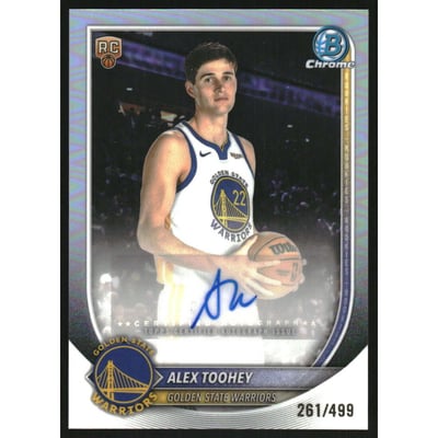 2025-26 Bowman Chrome Autographs Refractors #BCAAO Alex Toohey