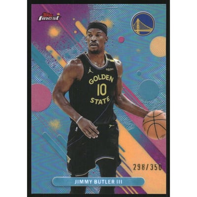 2025-26 Finest Sky Blue Refractors #75 Jimmy Butler III C