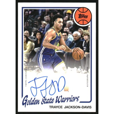 2025-26 Topps '80-81 Topps Autographs #80B2TJD Trayce Jackson-Davis