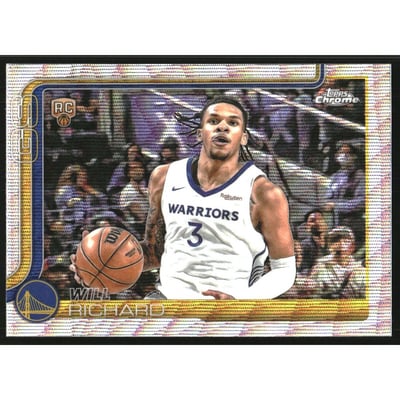 2025-26 Topps Chrome Wave Refractors #287 Will Richard