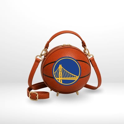 Golden State Warriors by Jill Martin Basketball Crossbody Fan Bag