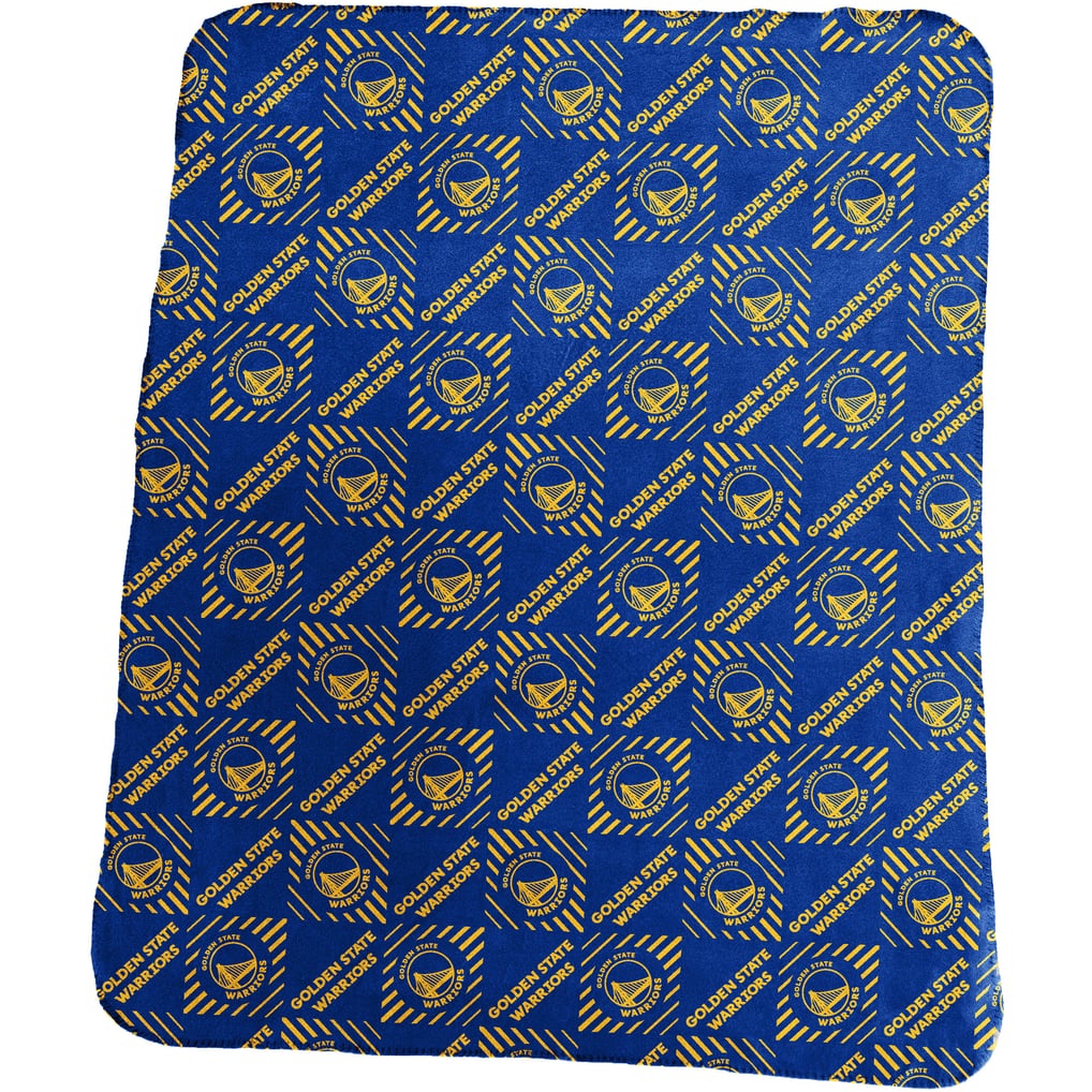 Golden State Warriors 60'' x 50'' Repeat Pattern Lightweight Throw Blanket