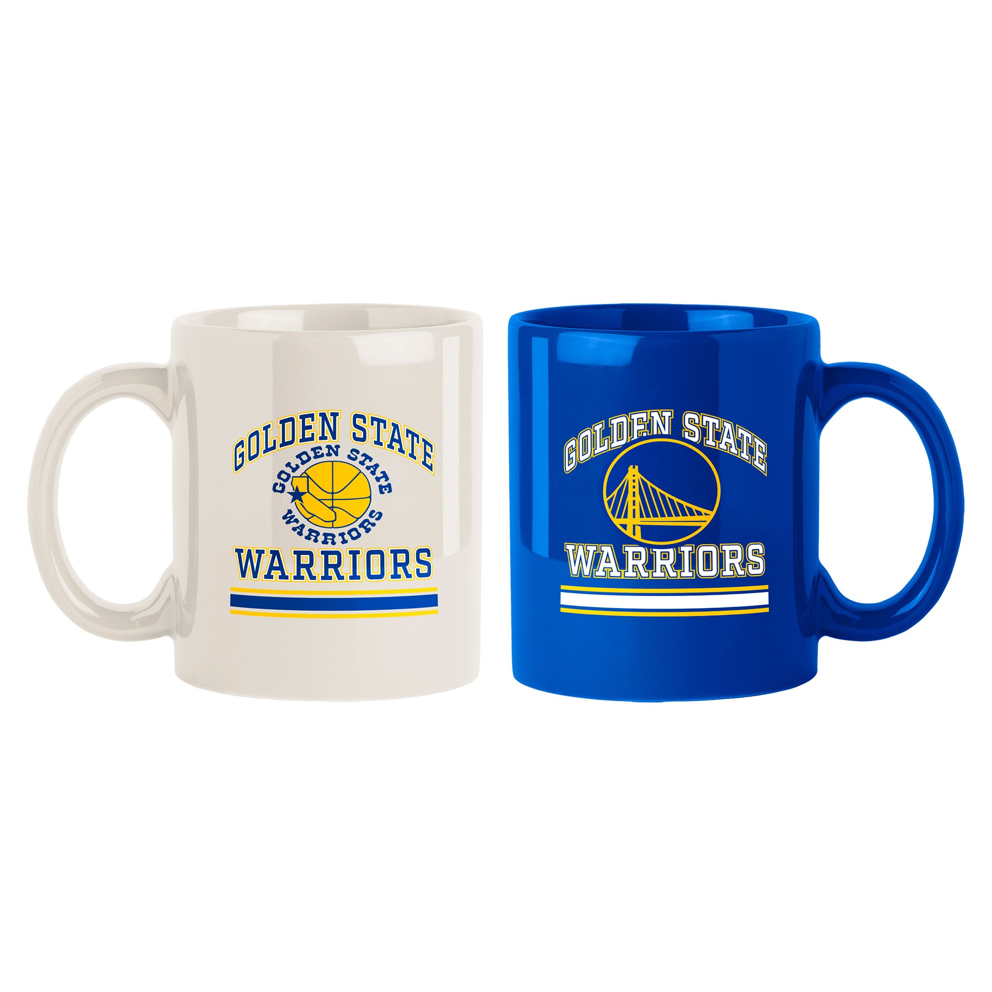 2 Coloras Golden State Warriors Two-Pack 15oz. Color Mug Set