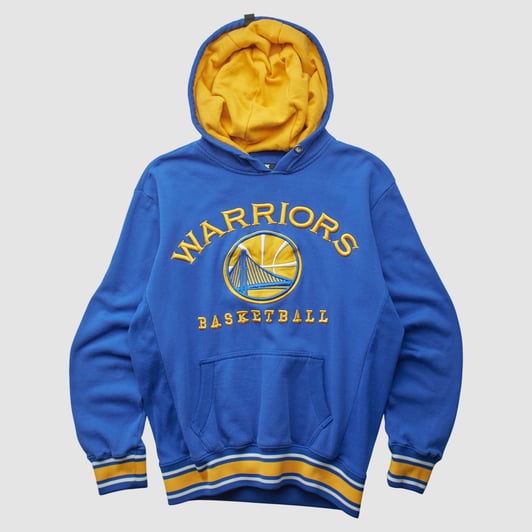 Golden State Warriors UNK 2010s Hooded Pullover Sweatshirt - Blue - XS by Fanatics Real Vintage