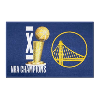 Golden State Warriors Logo Brands NBA Champions 19" x 30" Dynasty Starter Mat