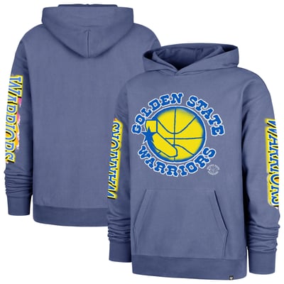  Golden State Warriors '47 City Paint Duo Foundation Hoodie - Blue