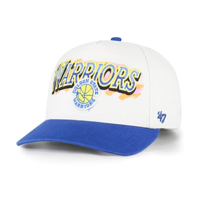  Golden State Warriors '47 City Paint Hitch Adjustable Hat - Cream