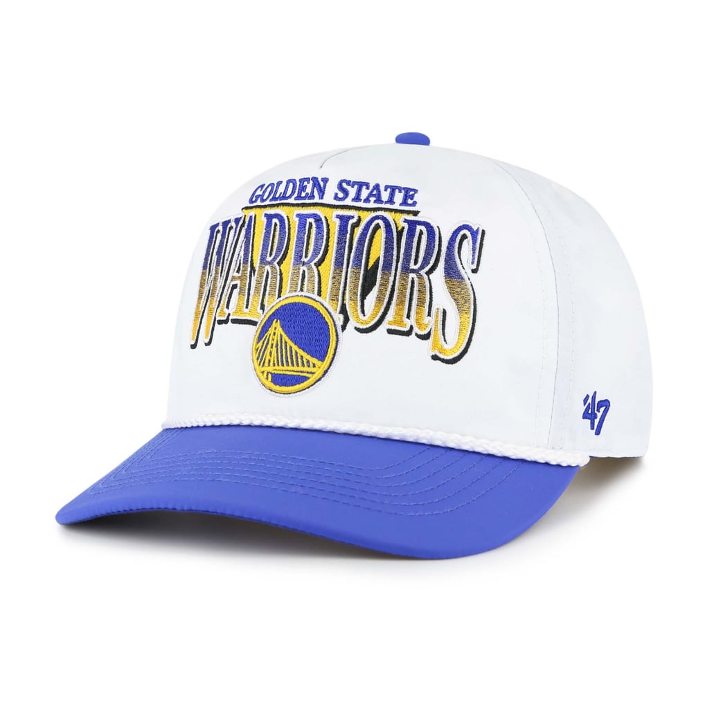 Golden State Warriors '47 Tribute Two-Tone Hitch Adjustable Hat - White/Royal