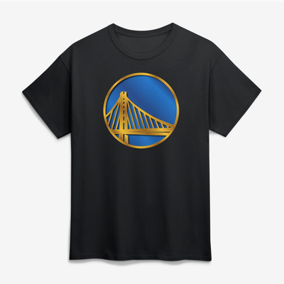 Golden State Warriors Big & Tall Forged Mascot T-Shirt - Black