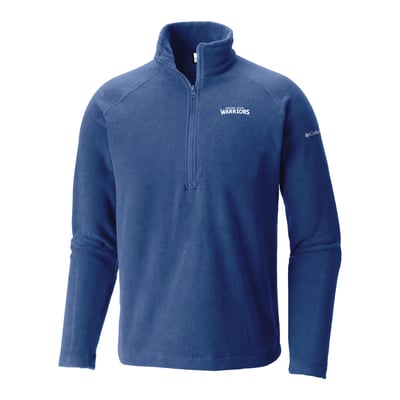Golden State Warriors Columbia Everest Ridge Raglan Half-Zip Fleece Pullover - Royal