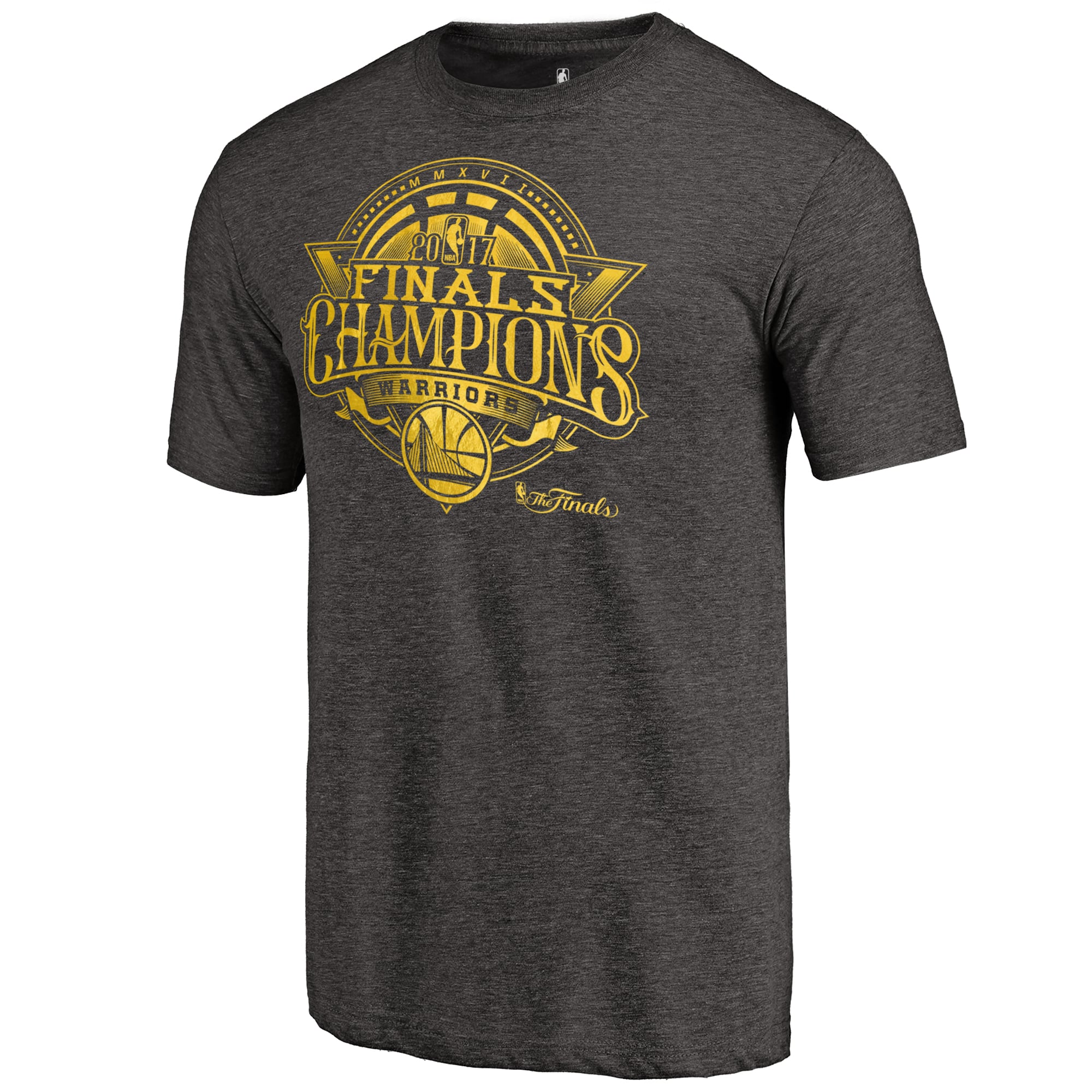 Golden State Warriors Fanatics 2017 NBA Finals Champions Gold 