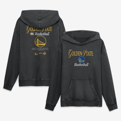  Golden State Warriors Fanatics Balanced Attack Washed Hoodie - Black
