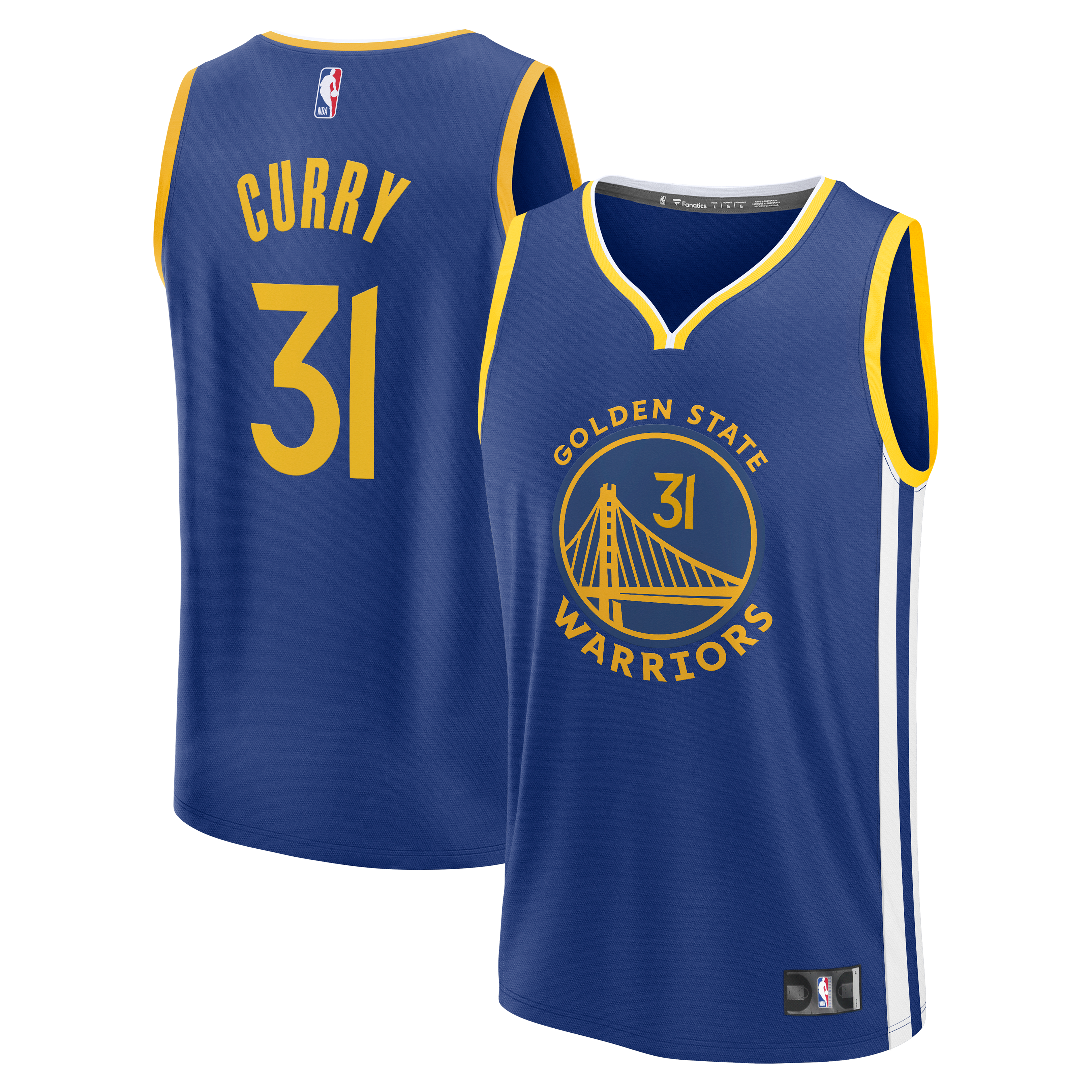 Seth Curry Golden State Warriors Fast Break Replica Jersey Blue Icon Edition