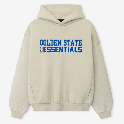 Golden State Warriors Fear of God 90s Relaxed Hoodie - Cream