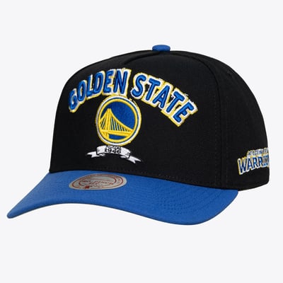 Golden State Warriors Mitchell & Ness True Legacy Pro Snapback Hat - Black