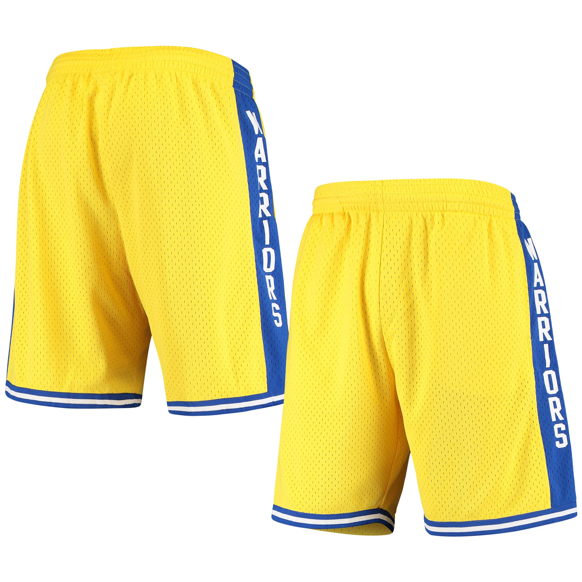 Men's Golden State Warriors Mitchell & Ness Gold Swingman Athletic