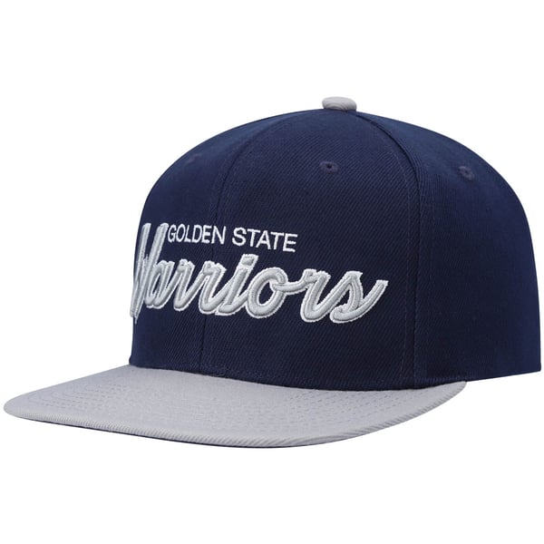 Mitchell & Ness Men's Navy Spirit Snapback Hat - Classic High Crown, Embroidered, Officially Licensed