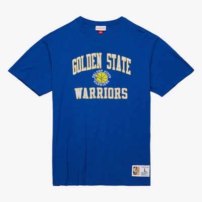  Golden State Warriors Mitchell & Ness Hardwood Classics Legendary Slub T-Shirt - Royal
