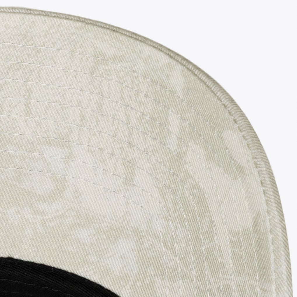 Golden State Warriors Mitchell & Ness Ghosted Strapback Hat - White
