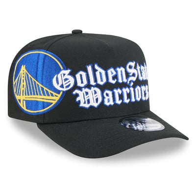 Golden State Warriors New Era Proud A-Frame 9FIFTY Snapback Hat - Black