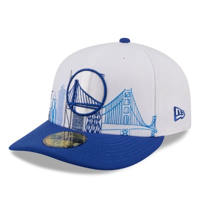 Golden State Warriors New Era City Stitch 59FIFTY Fitted Hat - Gray/Royal