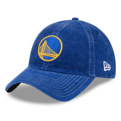 Golden State Warriors New Era Corduroy Casual Classic Adjustable Hat - Royal