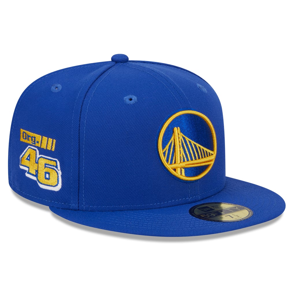 Golden State Warriors New Era  Rally Drive Side Patch 59FIFTY Fitted Hat - Royal