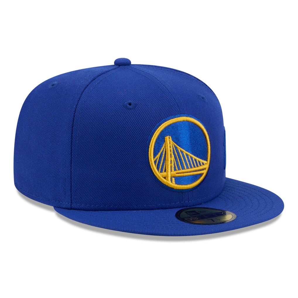 Golden State Warriors New Era Side Script 59FIFTY Fitted Hat - Royal