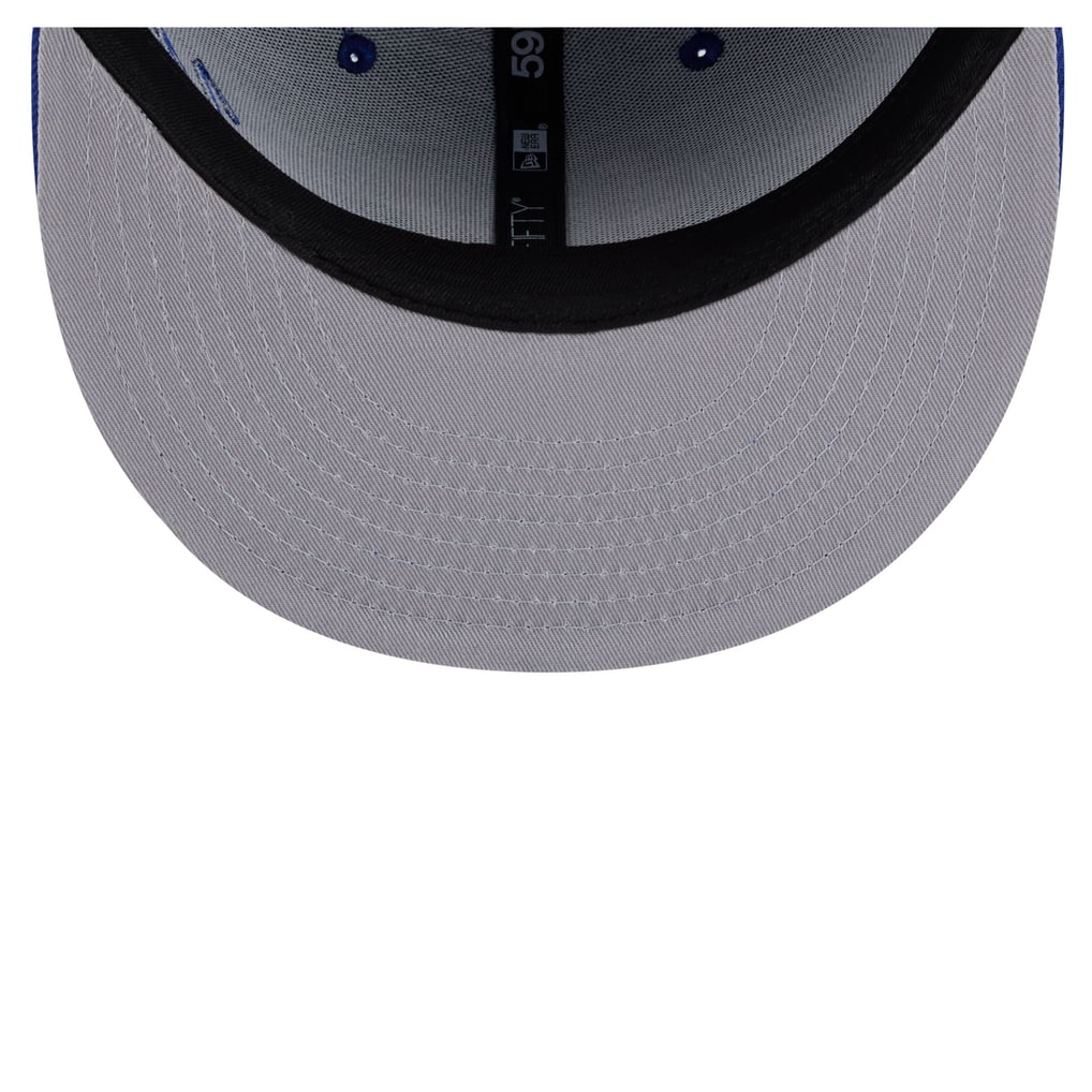 Golden State Warriors New Era Side Script 59FIFTY Fitted Hat - Royal