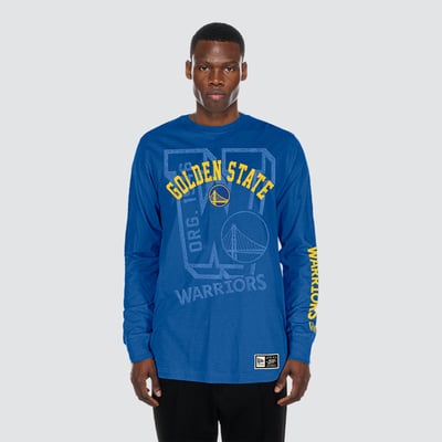 Golden State Warriors New Era Tonal Long Sleeve T-Shirt - Royal