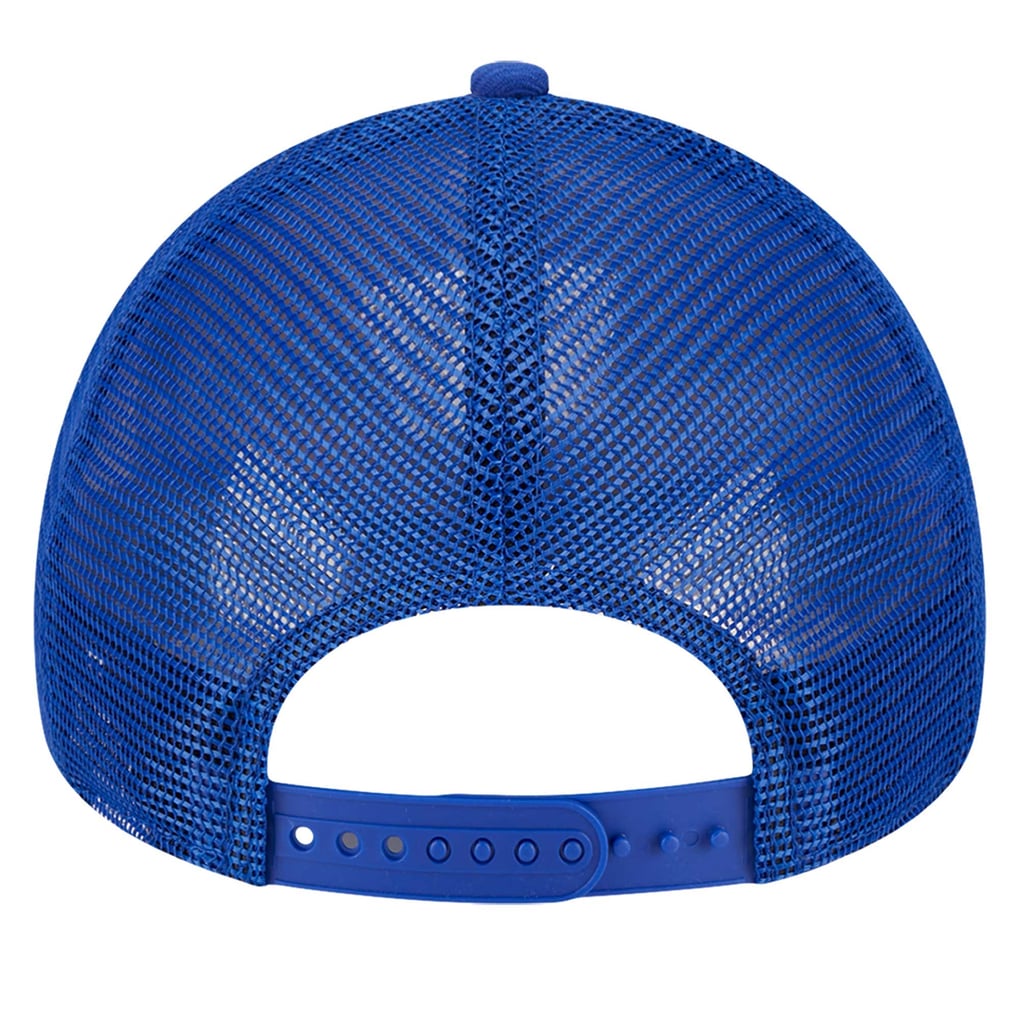 Men's Golden State Warriors New Era Royal/Gold Tip Off A-Frame Trucker ...