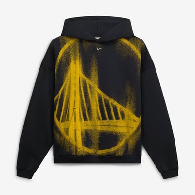 Golden State Warriors Nike 2026 Standard Issue Practice Icon Fleece Pullover Hoodie - Black