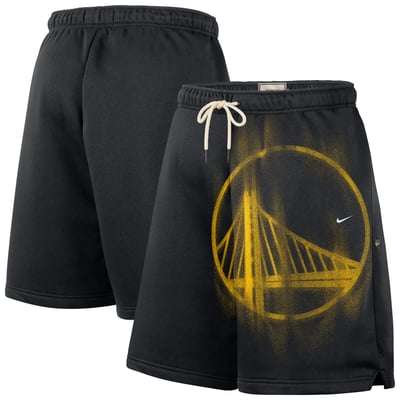 Golden State Warriors Nike 2026 Standard Issue Practice Icon Fleece Shorts - Black