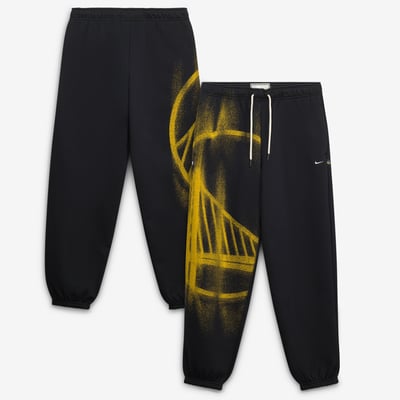 Golden State Warriors Nike 2026 Standard Issue Practice Icon Fleece Tapered Pants - Black