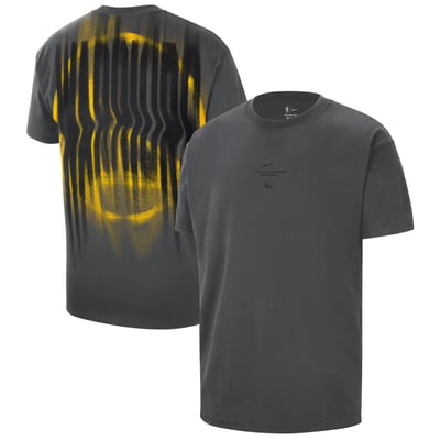 Golden State Warriors Nike 2026 Standard Issue Pre-Game Max 90 T-Shirt - Charcoal