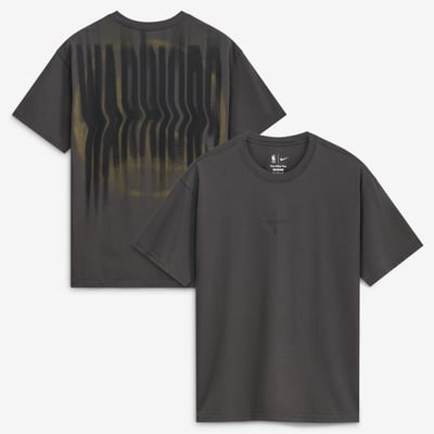 Golden State Warriors Nike 2026/27 Standard Issue Pre-Game Max 90 T-Shirt - Charcoal