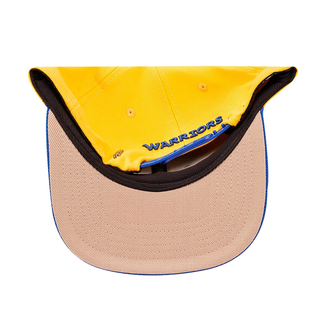 Golden State Warriors Pro Standard Logo Morph Snapback Hat - Gold/Royal